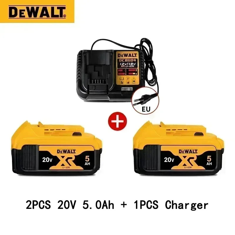Original DEWALT battery 20V/60V 6000mAh 9000mAh rechargeable Li-Ion battery ,Dewalt tool battery, charger，electric drill，DCD805，