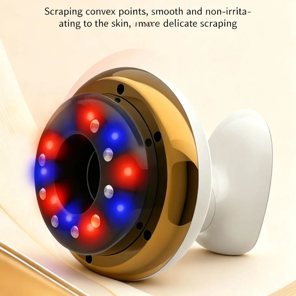 Electric Massage Meridian Brush Universal Body Dredging Cupping Scraping Instrument  Abdominal And Back Massager For Home