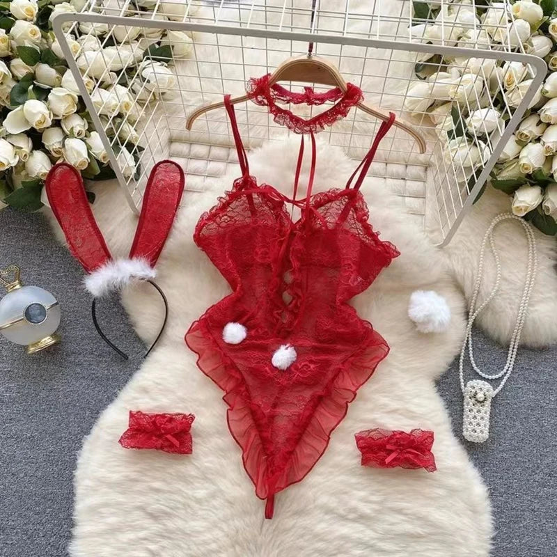 Woman Fashion Comfortable Jumpsuit Women Uniform Sexy Party Hotsweet Outfit Women Cool style Long Sleeve Jumpsuit Set Halloween