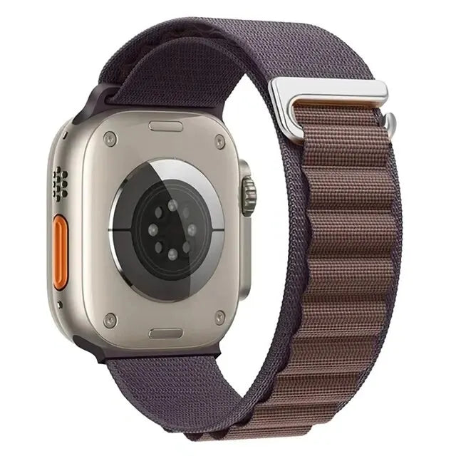 Alpine Loop Strap For Apple Watch Band 49mm 45mm 41 44mm 40mm Nylon Braided Watchband Bracelet Iwatch Series 10 46mm 42mm Ultra