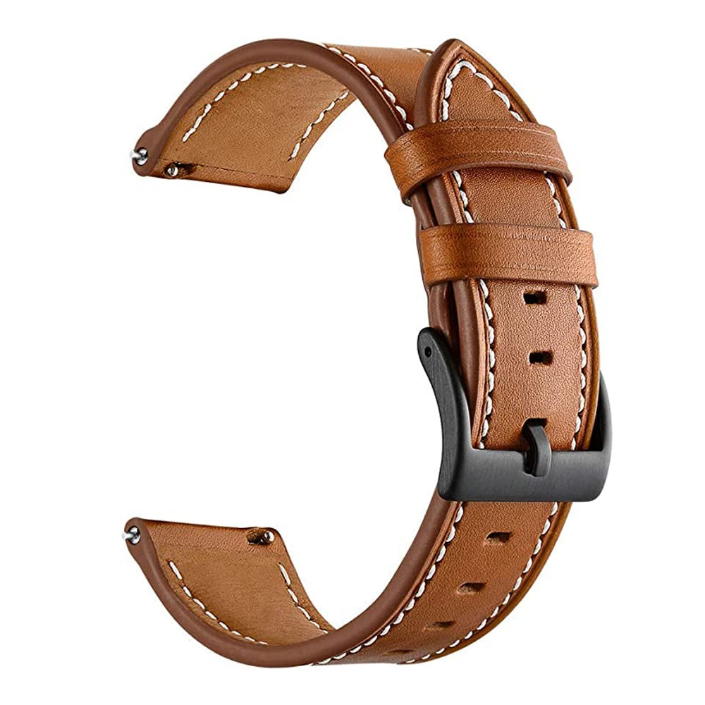 22mm Bracelet Leather Pемешок GTR4 Bands For Huami Amazfit GTR 3 Pro GTR 4 Watch Straps GTR3/GTR2/2e Stratos 3 2S 47mm Wristband