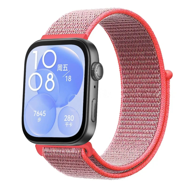 Nylon Loop Strap For Huawei Watch Fit 5/4/3 Sport Breathable Replacement Bracelet Wristband Huawei Watch Fit 4 5 Pro Accessories