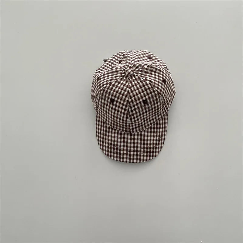 Kids Baseball Cap 50-52cm Summer Sun Hat Children UV Protection Adjustable Cotton Casual Trendy Boys Girls Outdoor Beach Cap