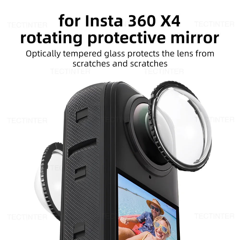 For Insta360 X4 Lens Guard + Screen Protector Anti-scratch Protective Film for Insta 360 X5 Lens Protector Accessories Kit