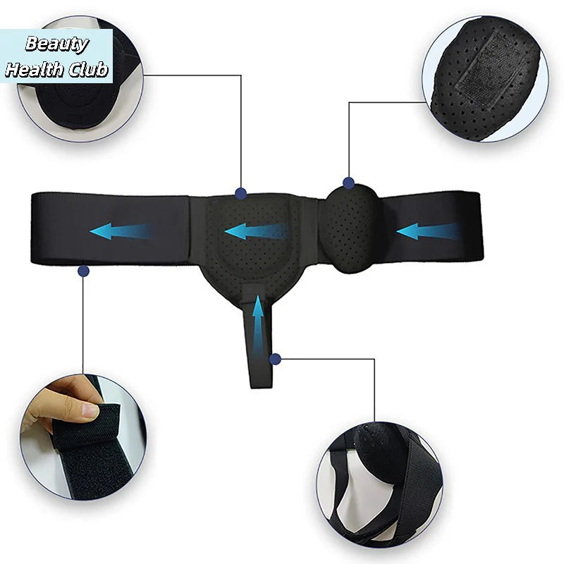 【1PC Hernia Belt Truss For Inguinal Sports Hernia Support Pain Relief Recovery Strap Breathable Hernia Belts】