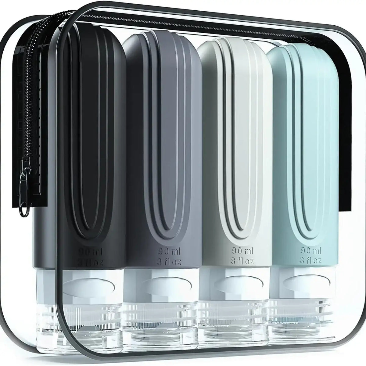 90 ml Refillable Silicone Travel Toiletry Bottles