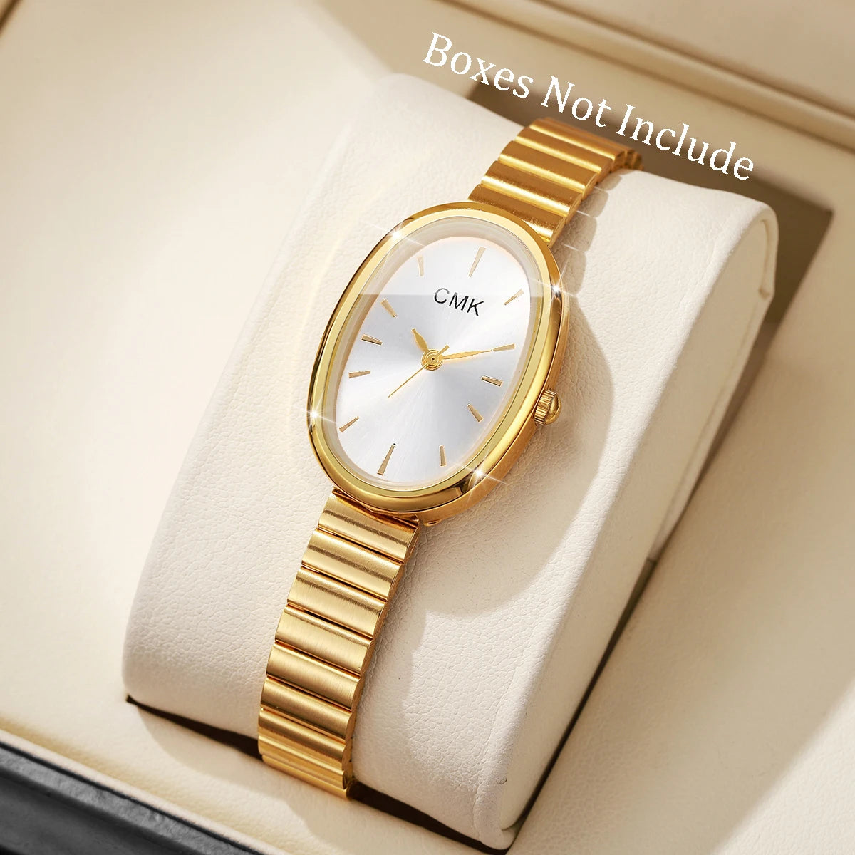 Fashion Ultra-thin Band Women Watches Oval Dial Ladies Analog Quartz Wristwatch Elegant Gift Reloj Mujer（Without Box）