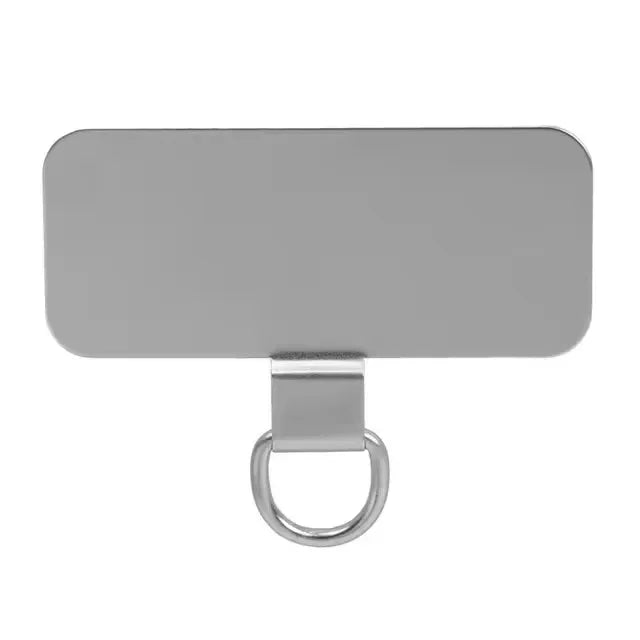 4/1PCS Ultra-thin Stainless Steel Phone Tether Patch Gasket Cellphone Strap Parts Replacement Lanyard Safety Connect Piece