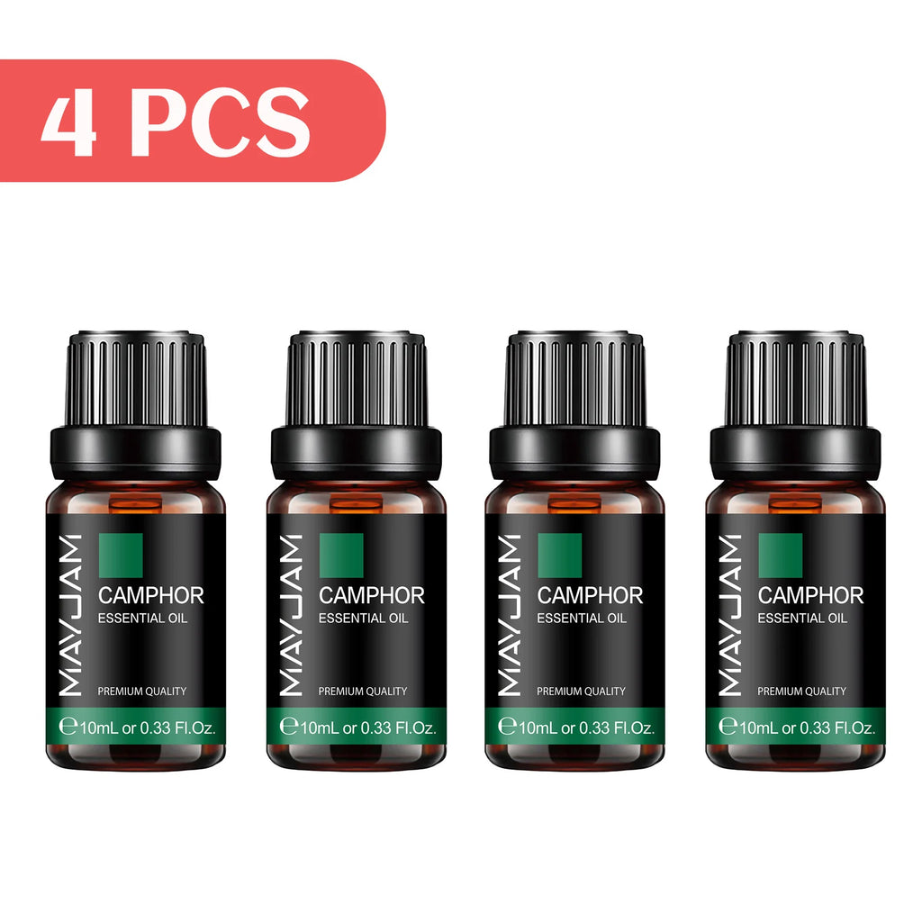 MAYJAM 10ML Myrrh Camphor Thyme Vetiver Cypress Cajeput Essential Oil For Humidifier Diffuser Burner Making Scented Candle