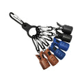 New Squid Jig Bait Protector Kit Size M 6pcs Webfoot Octopus Egi Hooks Cover Cuttlefish Umbrella Lure Cap with Carabiner