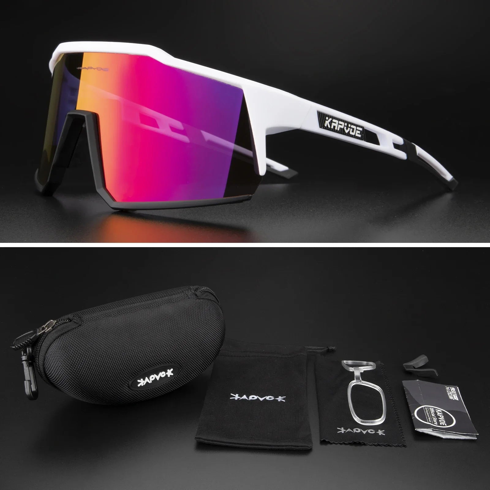 Winter Outdoor Snow Sunglasses UV400 Fishing Ski Goggles Men Mask Goggles Women Anti-Fog Snowboard Glasses 1lens