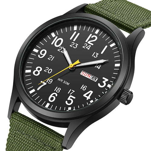 24-Hour Field Quartz Watch – Eight Styles