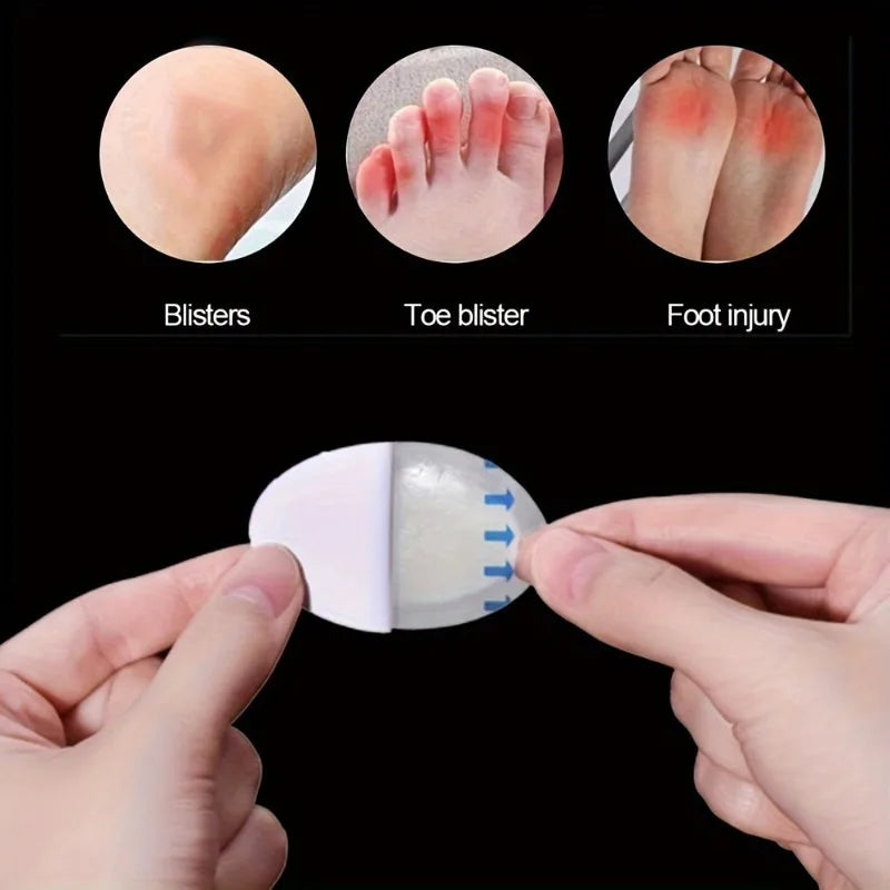 Invisible Thin Hydrocolloid Foot Sticker, Anti-abrasion Foot Sticker, Heel Sticker, Female Anti-abrasion Foot Artifact