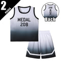 2 Pcs Summer Children's Quick Drying Sports Suit Boys' Comfortable And Breathable Multi-color Vest Girls' Running Casual Shorts