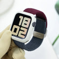 Korean Cute Braied Strap + Case For Apple Watch Band 49mm 41mm 45 44 38 42 Nylon Bracelet For iWatch Series 9 8 7 6 5 4 3 SE 40