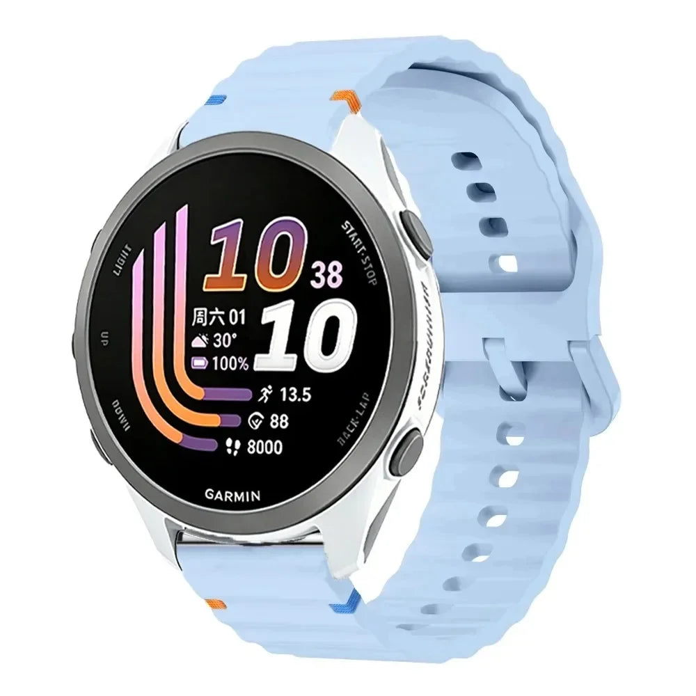18/20/22mm Silicone Band for Garmin Forerunner 70 170 965 265 55 165 970 570 47/42mm Strap Garmin Venu 4 45/41mm Active 6 Correa