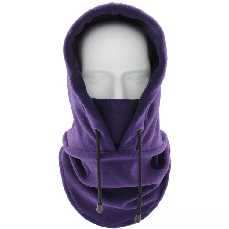 Winter Thermal Fleece Hat Hooded Outdoor Windproof Skiing Sport Men Women Neck Warmer Balaclava Cycling Face Mask Masked Caps