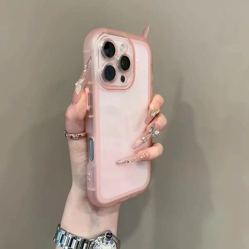 Soft Silicone Transparent Shockproof Phone Cases For iPhone 11 12 13 14 15 16 17 18 Pro Max Plus AIr Clear Bumper Cases Cover