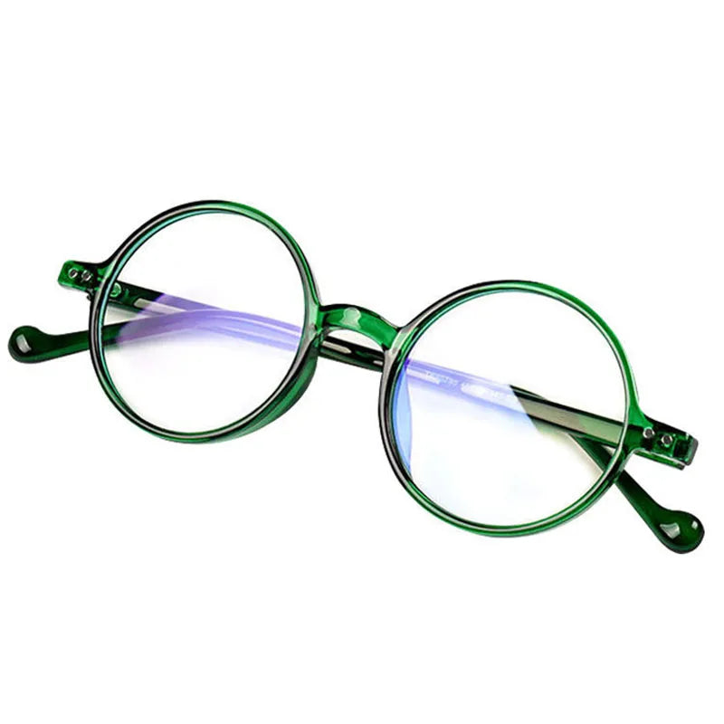 Round Reading Glasses Ultralight Small Frame Presbyopic Eyeglasses Blocking Blue Light Hyperopia Eyewear +1.0..+4.0 Gafas