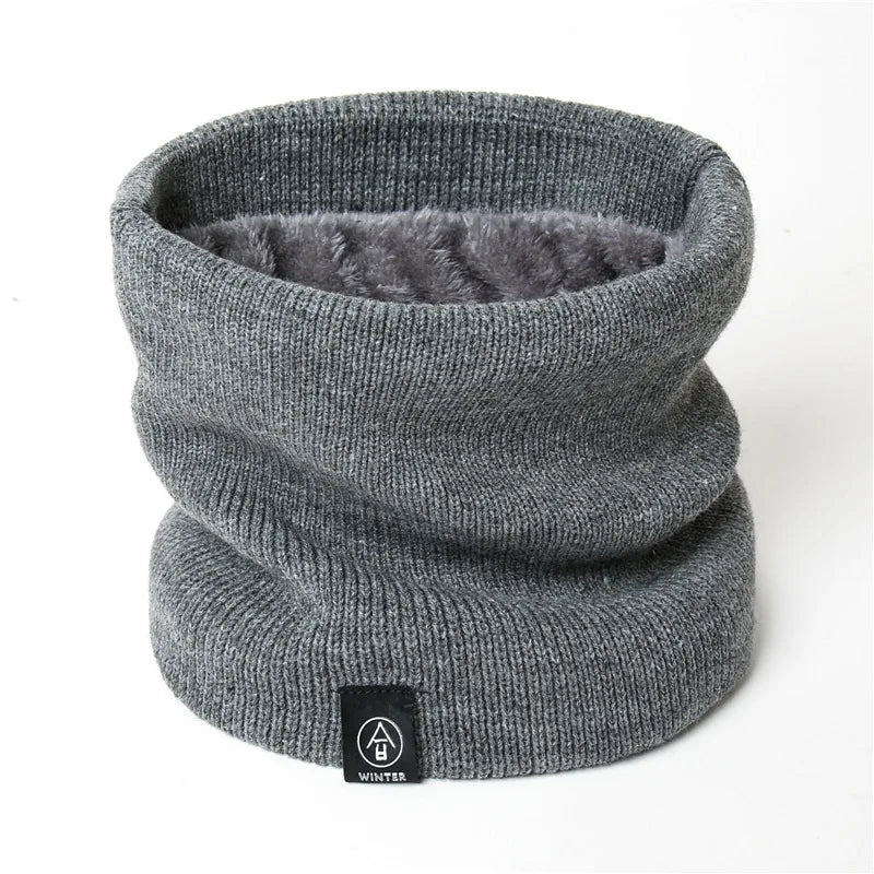 Fashion Soft Knitted Neck Warmer Sport Scarf Women Men Face Cover Winter Skating Running Warm Scarves Thick Cold-proof Collar