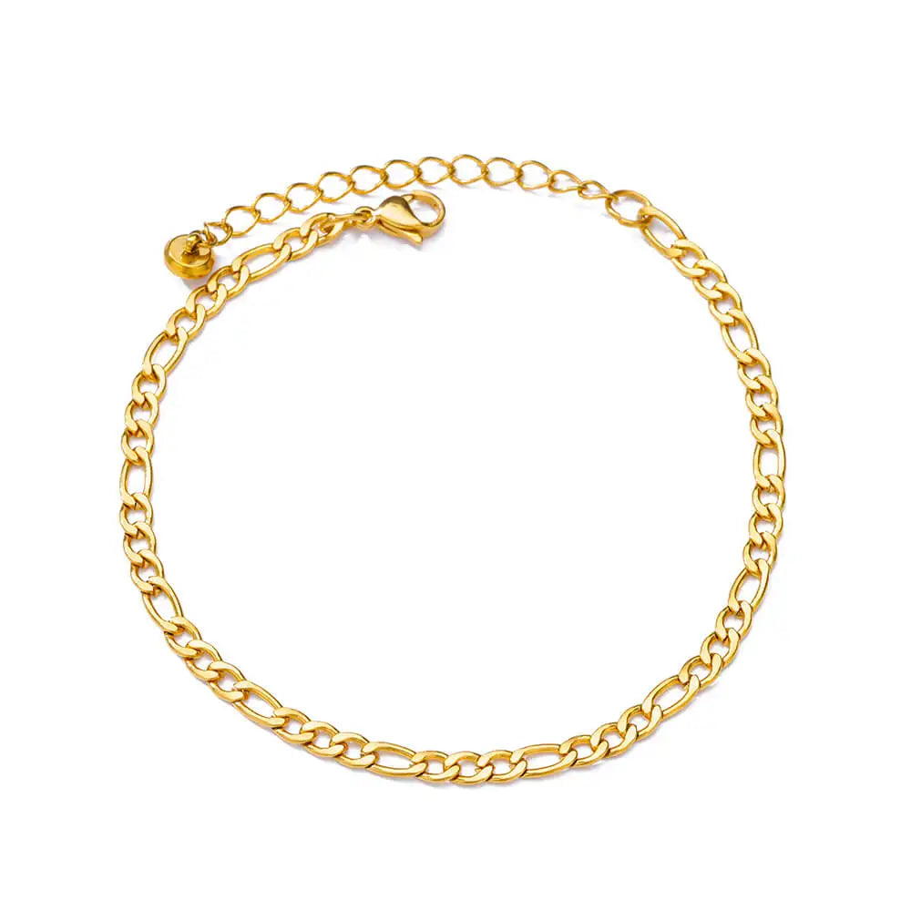 Colorful Boho Drops Anklets For Women Gold Color Stainless Steel Geometric Anklet Luxury Wedding Aesthetic Summer Jewelry Gift