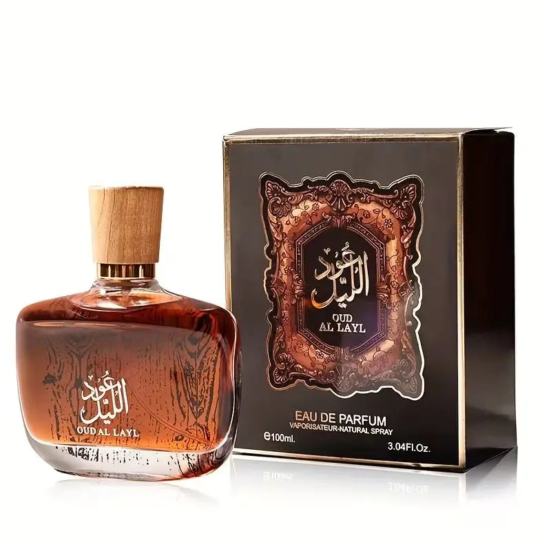 Oud Al Layl Eau De Parfum 100ml Unisex Luxury Oud Fragrance with Warm Oriental Notes Long Lasting Perfume Spray Gift for Men and Women