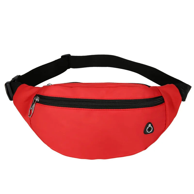 New Simple and Fashionable Waist Bag, Casual and Versatile Sports Chest Bag For Men and Women, Dail Running Mobile Phone Bag