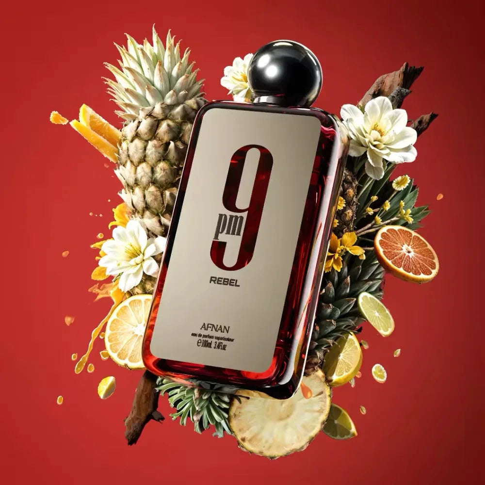 Afnan 9 pm Rebel Unisex Eau de Parfum - 3.4fl oz, Luxurious Long-Lasting Fragrance for Versatile Occasions