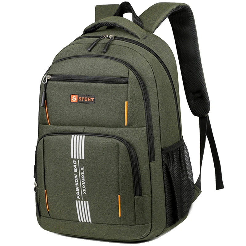Neutral Style Backpack for Men and Women, Suitable for Business Trips and Student Schoolbags, with Multiple Layers of Pockets