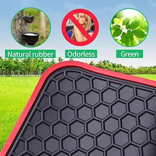 Custom Fit Car Floor Mats for 2018-2024 Chevy Equinox GMC Terrain Odorless Rubber All Weather Liners Black