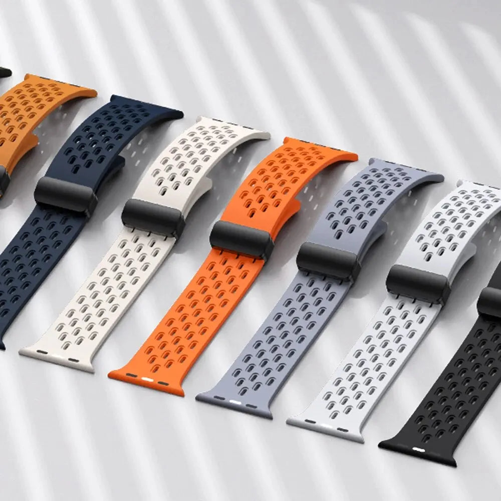 Silicone Strap for Apple watch band 49mm 45mm 44mm 42mm 46mm 40mm 41mm Bracelet Correa iWatch Series 11 9 8 10 SE 7 6 5 Ultra 2