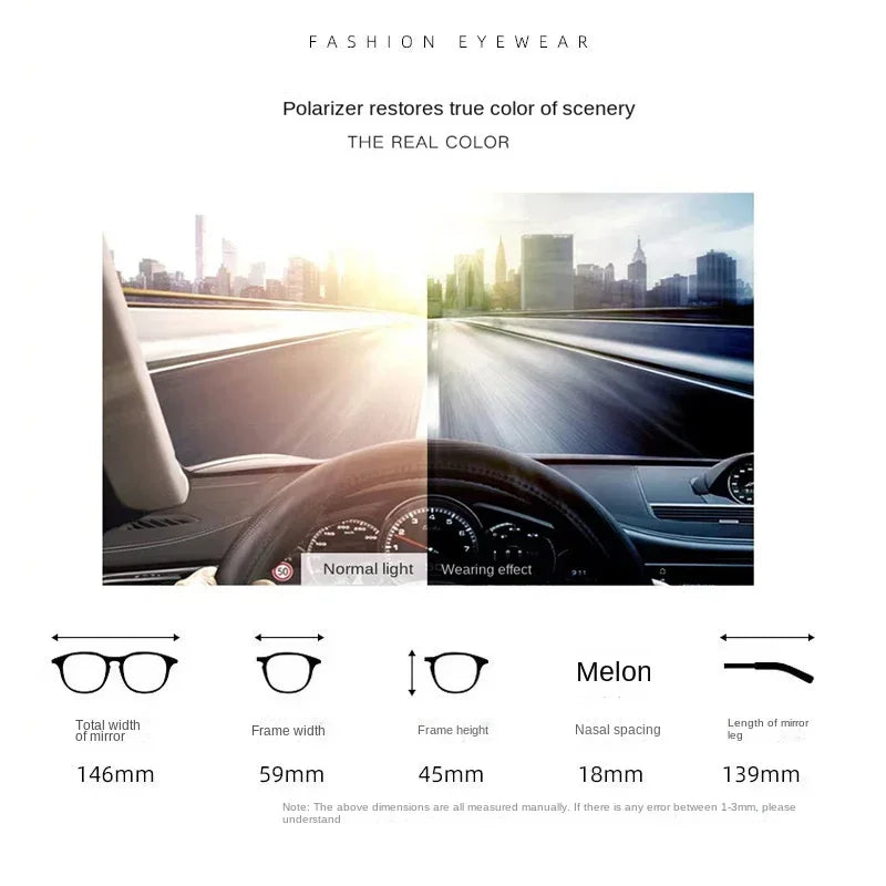 2023 New High-quality Fashion Foldable Polarized Sunglasses Men Women Vintage Portable Folding Metal Frame Sun Glasses UV400