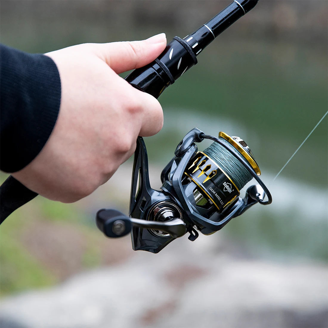 SeaKnight Brand ARCHER2 Series 5.2:1 4.9:1 Spinning Reels Fishing Wheel 12-28LB Power Super Strong CNC Spool Freshwater Fishing