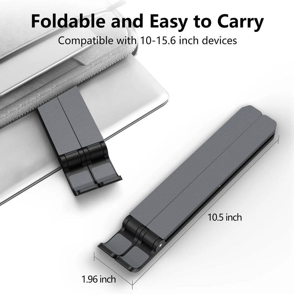 Foldable Laptop Stand Portable Notebook Support Base Holder Adjustable Riser Cooling Bracket Universal for Laptop Tablet