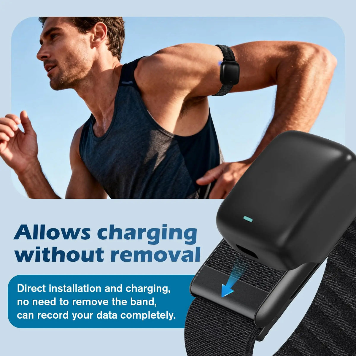 Replacement Nylon Bicep Bands for Whoop 5.0 Health,Fitness Activity Tracker Arm & Ankle Fitness Sport Strap for Whoop 5.0