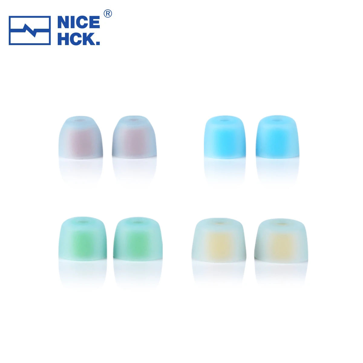 NICEHCK R04 Silicone In-Ear Acoustic Eartips for NX8Ti Rockies NX7MK4 Daybreak Reference Titan X Dusk EDC Pro Zenith ZS10 Pro