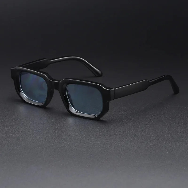 New Men Vintage Rectangle Frame Sunglasses Fashion Women Sun Glasses Luxury Brand Design Goggles UV400 Shades Eyewear