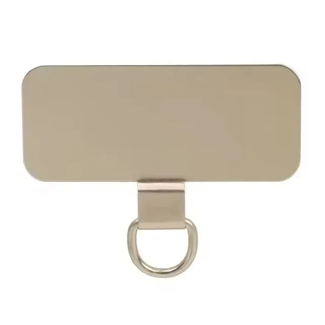 4/1PCS Ultra-thin Stainless Steel Phone Tether Patch Gasket Cellphone Strap Parts Replacement Lanyard Safety Connect Piece