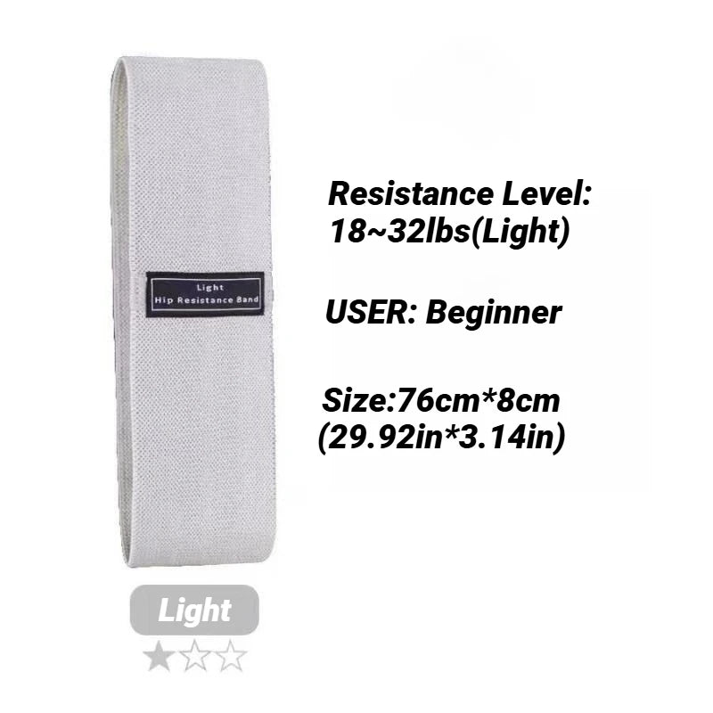 Fabric Resistance Hip Booty Bands Glute Thigh Elastic Workout Squat Circle Stretch Fitness Strips Loops Yoga Gym Equipment