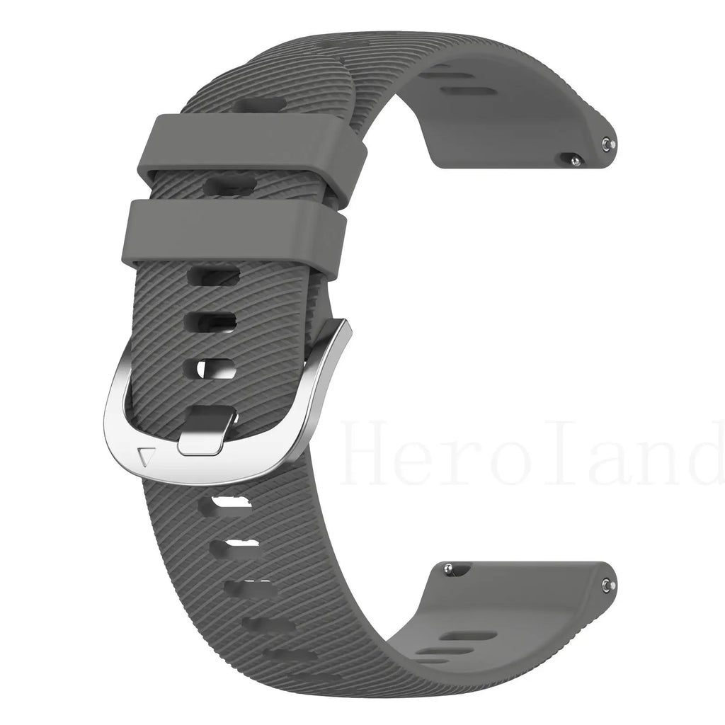 Silicone 18 20 22mm Watchband For Garmin Forerunner 265 265S 255S 255 Vivoactive 3 4 Strap Wristband For For Garmin Venu 2 Band