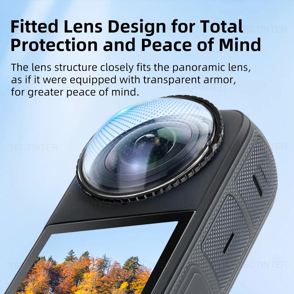 For Insta360 X4 Lens Guard + Screen Protector Anti-scratch Protective Film for Insta 360 X5 Lens Protector Accessories Kit