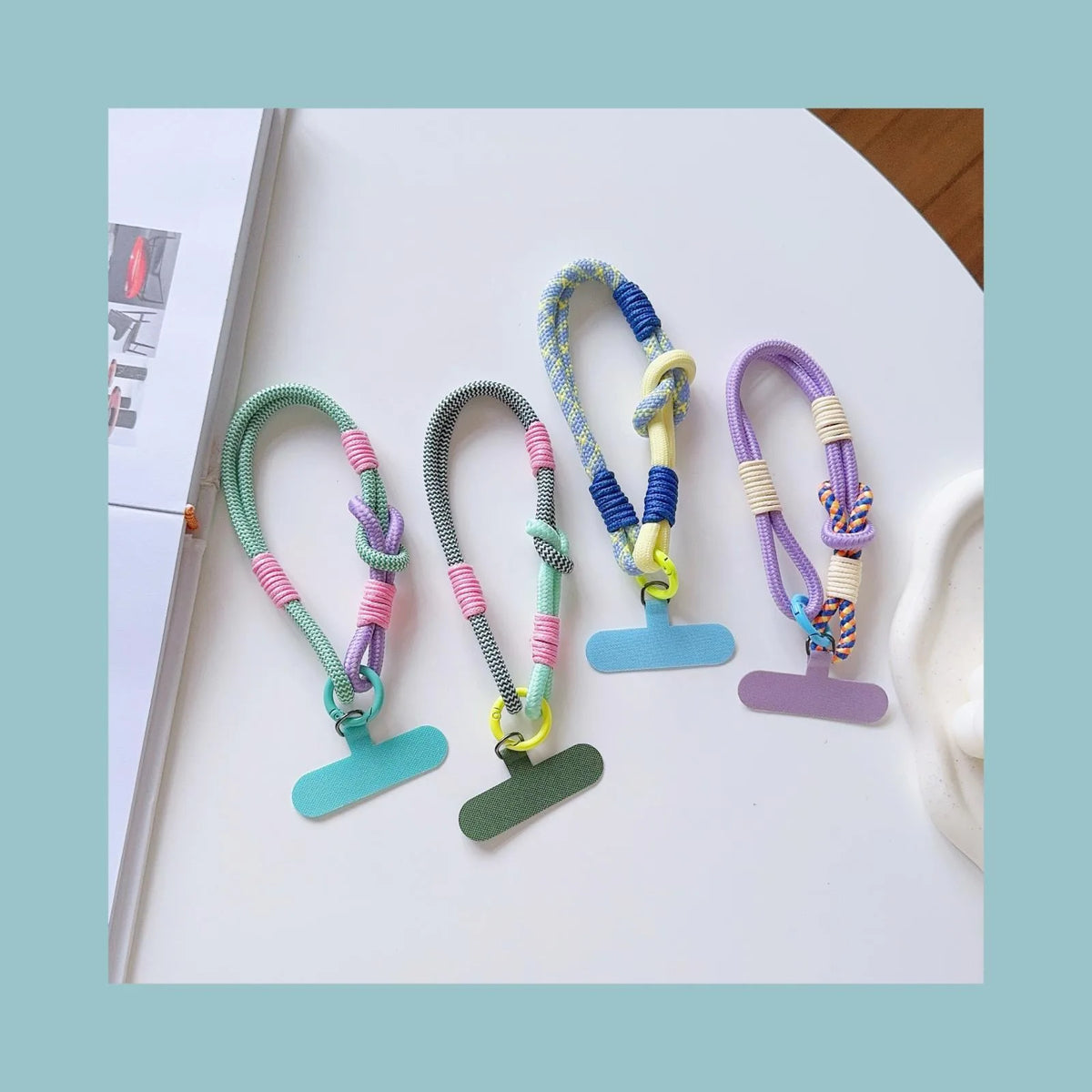 1Pc Short Wrist Strap Phone Case Connection Piece Phone Case Universal Jewelry Accessories Anti slip and Anti fall Portable Pend