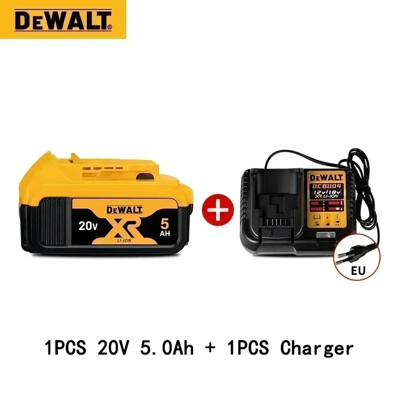 Original DEWALT battery 20V/60V 6000mAh 9000mAh rechargeable Li-Ion battery ,Dewalt tool battery, charger，electric drill，DCD805，