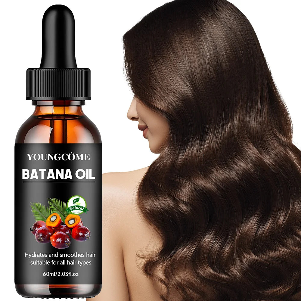 Batana Oil Hydrates And Smoothes Hair Enhances Shine Promotes Growth Smooths & Detangles Suitable For All Hair Types