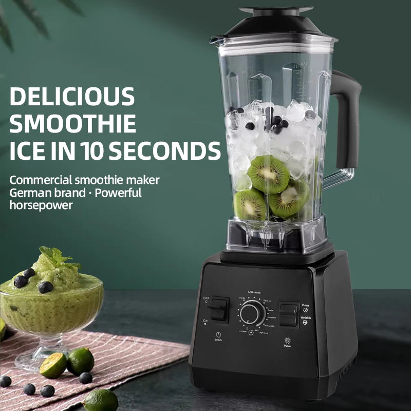 BPA FREE 2L Automatic Program Professional Commercial Blender Mixer Juicer Food Processor Ice Smoothies 220V EU/UK