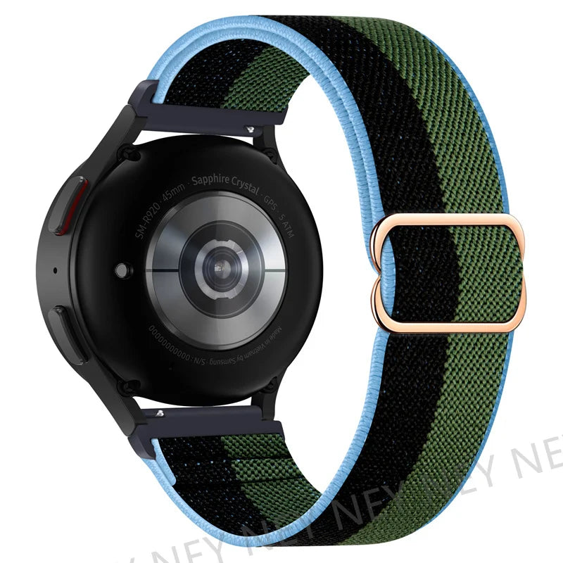 Shiny Pride Band For Samsung Galaxy Watch 6-7-4-5 pro-4 classic-Active 2 Elastic bracelet huawei watch gt 2 gt2 20mm 22mm Strap