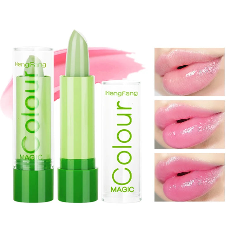 Warm Change Lip Balm Moisturizing Lipstick easy to color and not stick to the cup