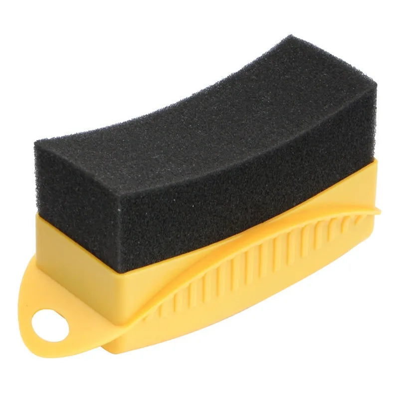 Car Wheel Sponge Brushes (W/ or W/O Lid)-Tire Contour Cleaner&Dressing Applicators, Waxing Polishing Pads Detailing Accessories