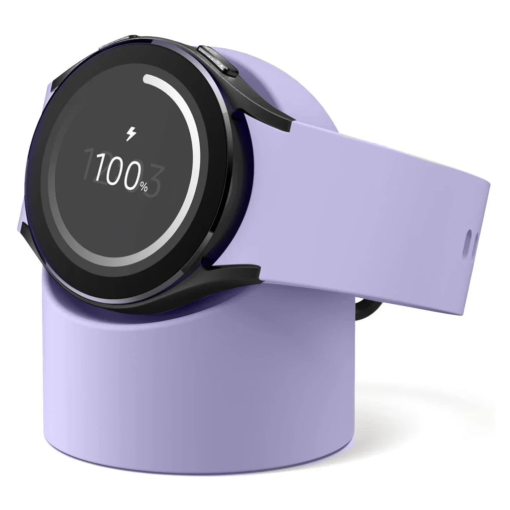 Compatible with For Samsung Galaxy Watch 7 4 3 6 5 Charger Stand 40 44 46mmGalaxy Watch3 4 6 5 Pro 7 Charger silicone Stand 45mm