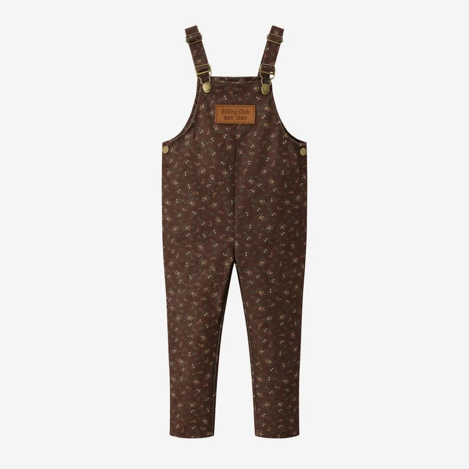 (Ship out in 1 day)AS AW26 Saddle collection Brown Corduroy + Rugby sweatshirt Print corduroy family matching girls boys clothes